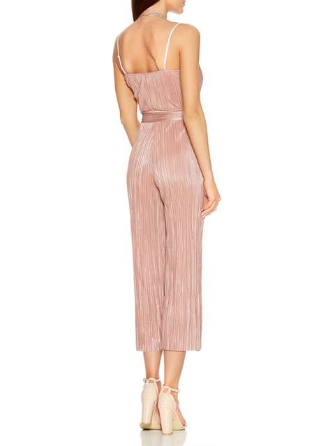 **Quiz Pleated Culotte Jumpsuit